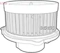 Ventilátor, utastér - Denso