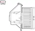 Ventilátor, utastér - Denso