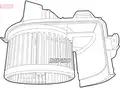 Ventilátor, utastér - Denso