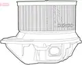 Ventilátor, utastér - Denso