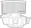 Ventilátor, utastér - Denso