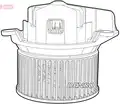 Ventilátor, utastér - Denso