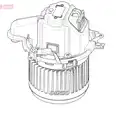 Ventilátor, utastér - Denso