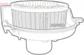 Ventilátor, utastér - Denso
