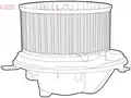 Ventilátor, utastér - Denso