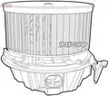 Ventilátor, utastér - Denso