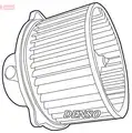 Ventilátor, utastér - Denso