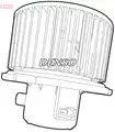 Ventilátor, utastér - Denso