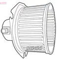 Ventilátor, utastér - Denso