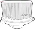 Ventilátor, utastér - Denso