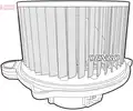 Ventilátor, utastér - Denso