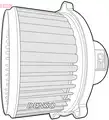 Ventilátor, utastér - Denso