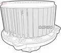 Ventilátor, utastér - Denso