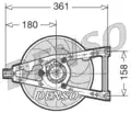 Ventillator, motorhutes - Denso