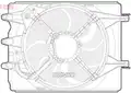 Ventilátor, vízhűtő - Denso