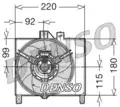 Ventillator, motorhutes - Denso