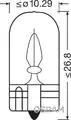 W3W 24V 3W W2,1x9,5d   Dobozos - Osram