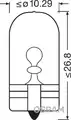 W5W 24V 5W W2,1x9,5d   Dobozos - Osram