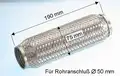 Eberspacher rugalmas cső, kipufogó rendszer - Eberspacher