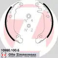 Fékpofakészlet - Zimmermann