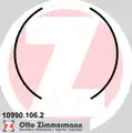 fékpofakészlet, rögzitöfék - Zimmermann