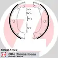 fékpofakészlet, rögzitöfék - Zimmermann