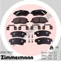 Fékbetét Készlet, Tárcsafék - Zimmermann