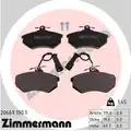 Fékbetét Készlet, Tárcsafék - Zimmermann