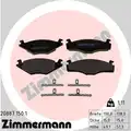 Fékbetét Készlet, Tárcsafék - Zimmermann