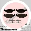 Fékbetét Készlet, Tárcsafék - Zimmermann
