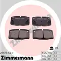 Fékbetét Készlet, Tárcsafék - Zimmermann