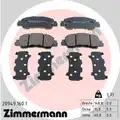 Fékbetét Készlet, Tárcsafék - Zimmermann