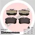 Fékbetét Készlet, Tárcsafék - Zimmermann