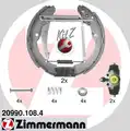 Fékpofakészlet - Zimmermann