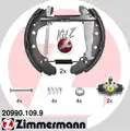 Fékpofakészlet - Zimmermann