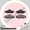 Fékbetét Készlet, Tárcsafék - Zimmermann