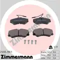 Fékbetét Készlet, Tárcsafék - Zimmermann