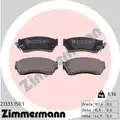Fékbetét Készlet, Tárcsafék - Zimmermann