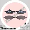 Fékbetét Készlet, Tárcsafék - Zimmermann