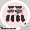 Fékbetét Készlet, Tárcsafék - Zimmermann
