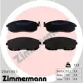 Fékbetét Készlet, Tárcsafék - Zimmermann