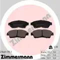 Fékbetét Készlet, Tárcsafék - Zimmermann
