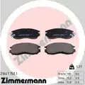 Fékbetét Készlet, Tárcsafék - Zimmermann