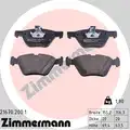 Fékbetét Készlet, Tárcsafék - Zimmermann