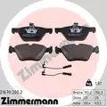 Fékbetét Készlet, Tárcsafék - Zimmermann