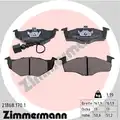 Fékbetét Készlet, Tárcsafék - Zimmermann