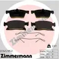 Fékbetét Készlet, Tárcsafék - Zimmermann