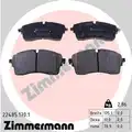 Fékbetét Készlet, Tárcsafék - Zimmermann
