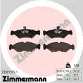 Fékbetét Készlet, Tárcsafék - Zimmermann