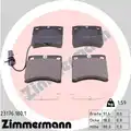 Fékbetét Készlet, Tárcsafék - Zimmermann